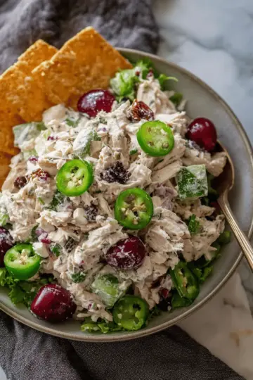 Cherry Jalapeno Chicken Salad