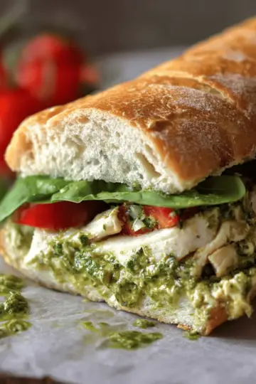 Chicken Pesto Sandwich
