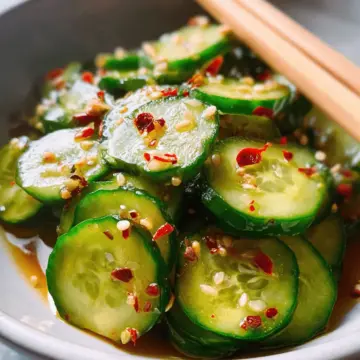 Easy Asian Cucumber Salad