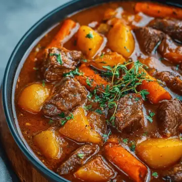 Easy Homemade Beef Stew