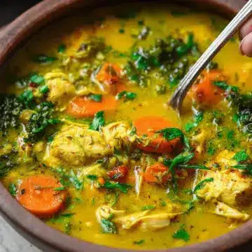 Anti Inflammatory Turmeric Chicken Soup