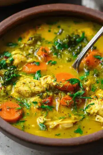 Anti Inflammatory Turmeric Chicken Soup