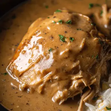 Slow Cooker Chicken and Gravy
