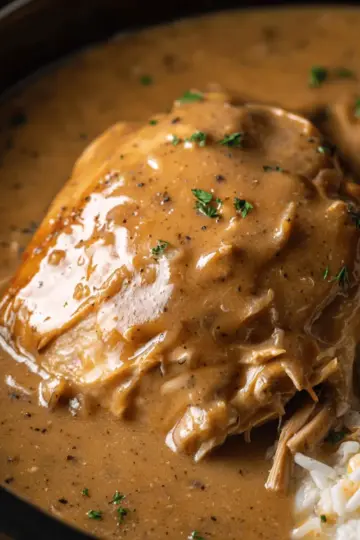 Slow Cooker Chicken and Gravy