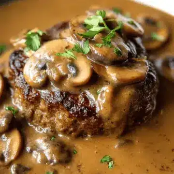 Salisbury Steak with Mushroom Gravy