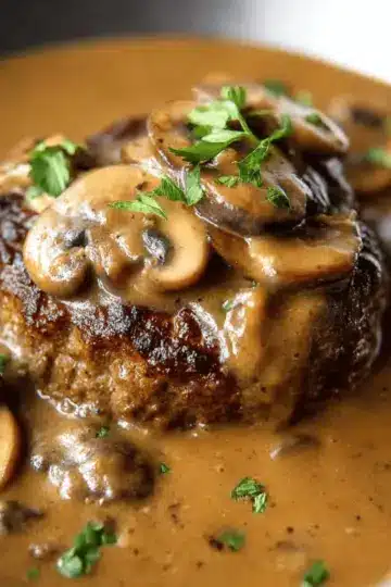Salisbury Steak with Mushroom Gravy