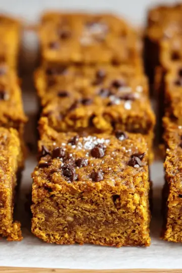 Healthy Pumpkin Bars Recipe
