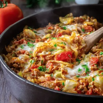 Unstuffed Cabbage Roll Skillet