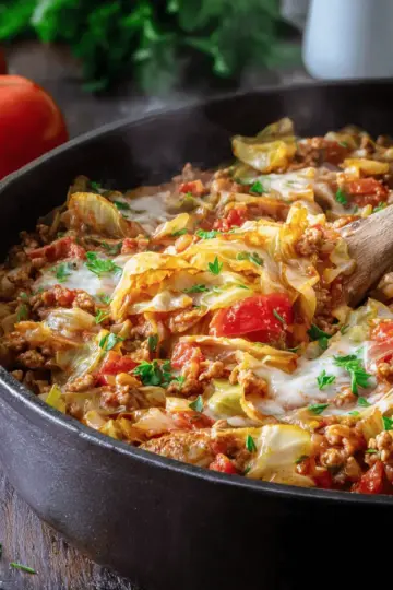 Unstuffed Cabbage Roll Skillet