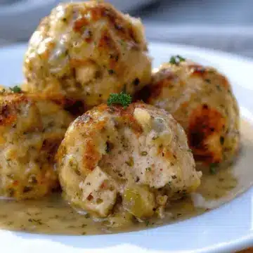 Leftover Turkey Stuffing Balls