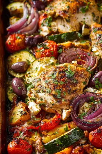 Greek Sheet-Pan Chicken
