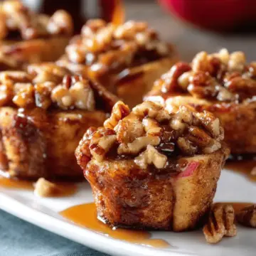 Apple Pecan French Toast Cups