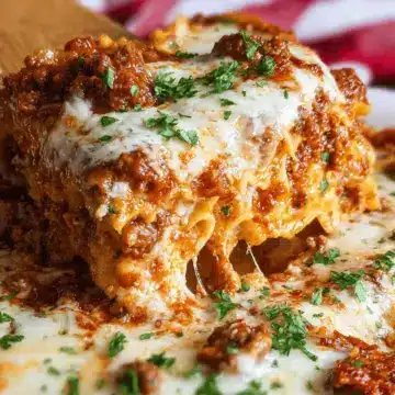 Easy Lasagna Recipe (No Boil Noodles)