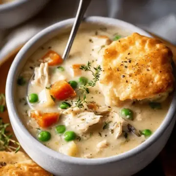 Healthy Chicken Pot Pie Soup