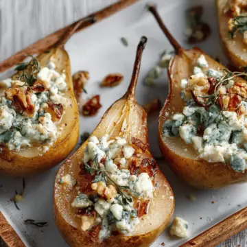 Blue Cheese Stuffed Pears