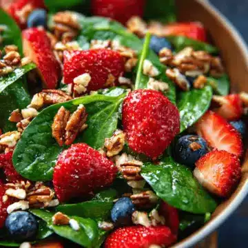 15-Minute Strawberry Spinach Salad