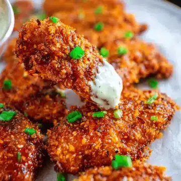 Crispy Baked Hot Honey Chicken