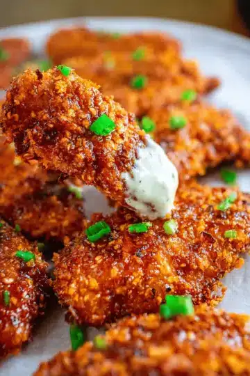 Crispy Baked Hot Honey Chicken