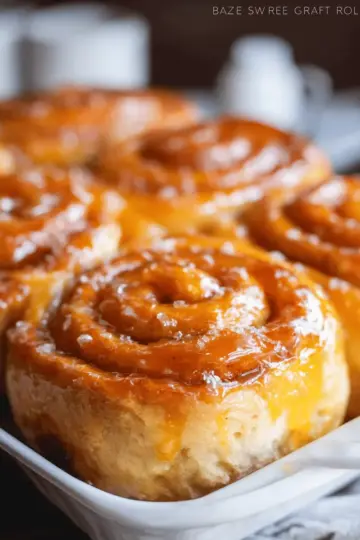 The Best Glazed Orange Sweet Rolls