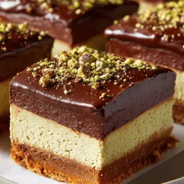 Dubai Chocolate Cheesecake Bars