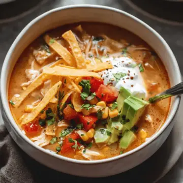 Creamy Chicken Tortilla Soup