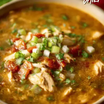 Cajun White Chicken Chili