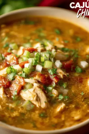 Cajun White Chicken Chili