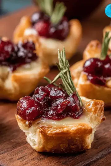 Cranberry Brie Bites