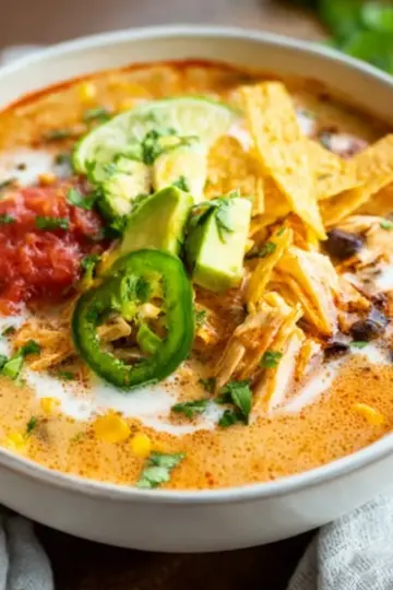 Creamy Chicken Tortilla Soup