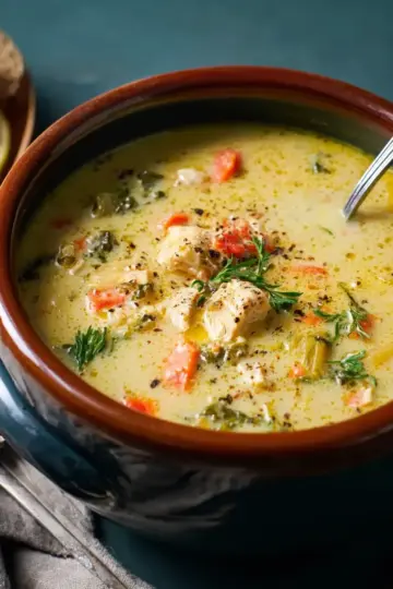 Greek Lemon Chicken Soup