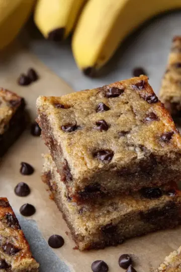 Banana Chocolate Chip Bars