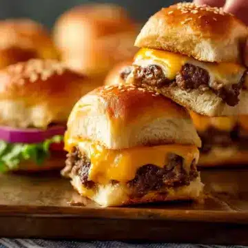 Cheeseburger Sliders (Baked Sliders Recipe)
