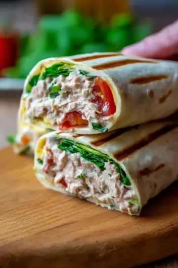 Ultimate Tuna Melt Wrap