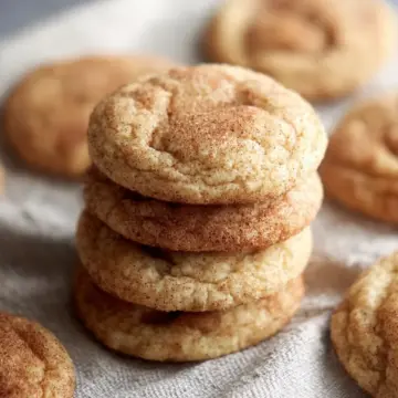 Chewy Snickerdoodle Cookies (without cream of tartar)