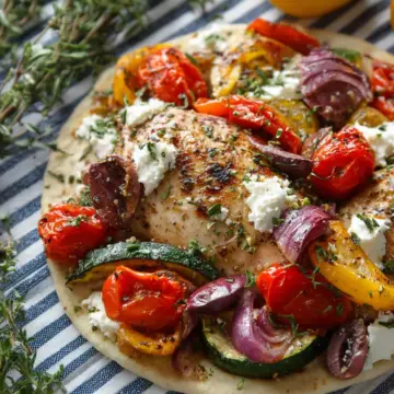 Sheet Pan Greek Chicken and Vegetables