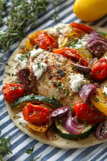 Sheet Pan Greek Chicken and Vegetables