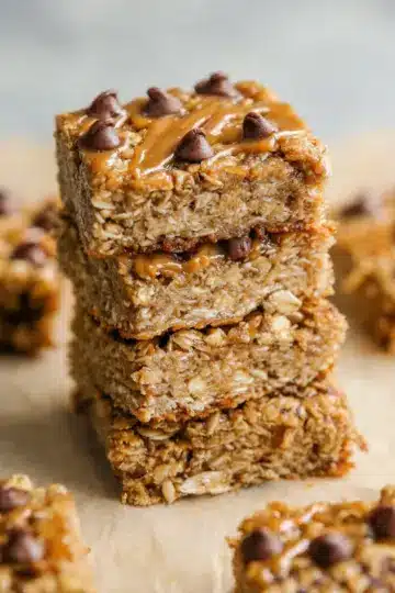 4-Ingredient Banana Oatmeal Bars
