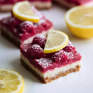 Raspberry Lemonade Bars