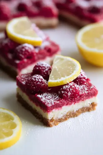 Raspberry Lemonade Bars