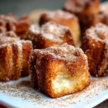 Angel Food Cake Churro Bites