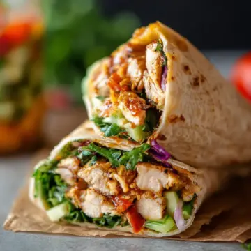 BBQ Grilled Chicken Wrap
