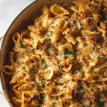 One-pot French Onion Pasta
