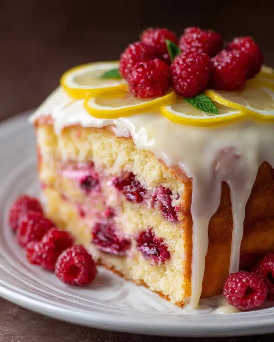 lemon raspberry cake