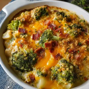 Chicken Broccoli Potato Casserole (Made from Scratch!)