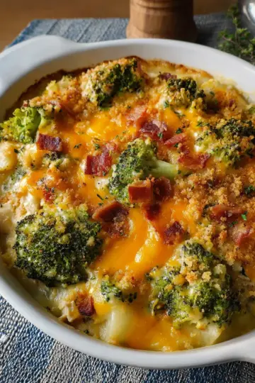 Chicken Broccoli Potato Casserole (Made from Scratch!)