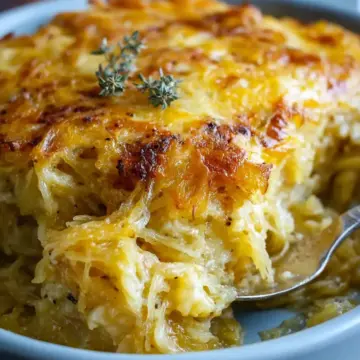 Spaghetti Squash Au Gratin