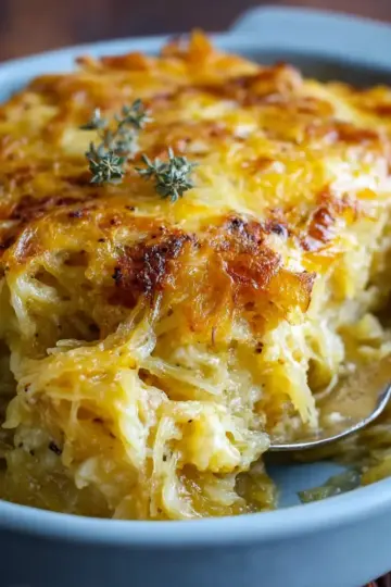 Spaghetti Squash Au Gratin