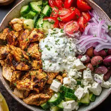Chicken Gyro Bowls