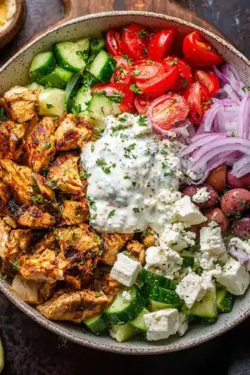 Chicken Gyro Bowls