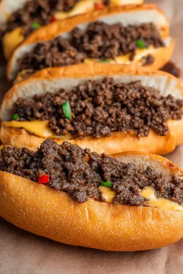 Ground Beef Cheesesteak